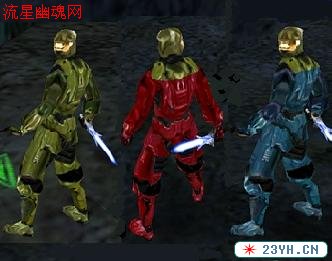 《HALO士官长+激光匕首》人物、武器皮肤